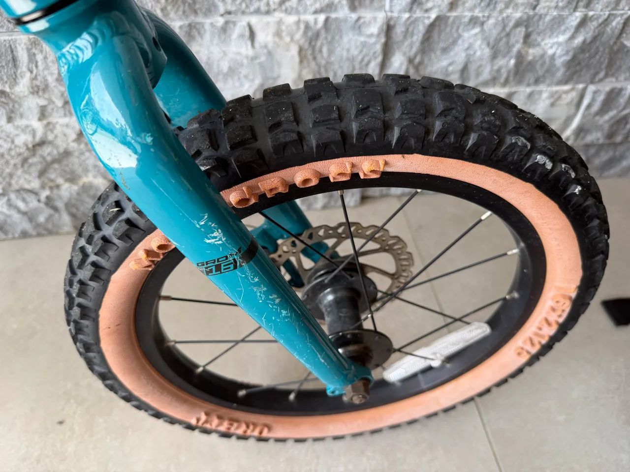Bicicleta Infantil Aro 16 Sense Grom Impact Cor azul - Foto 5
