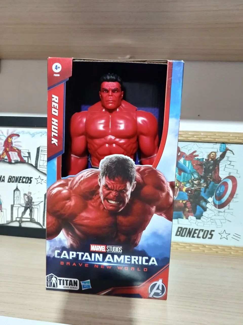 Hulk vermelho 30 cm original marca Hasbro 