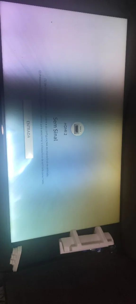 Smartv Samsung 50 polegadas com defeito