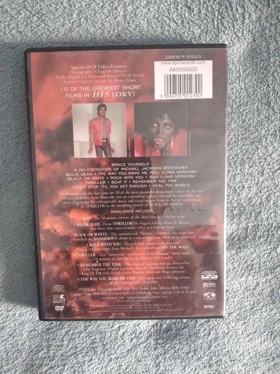 Dvd Michael Jackson History - Foto 2