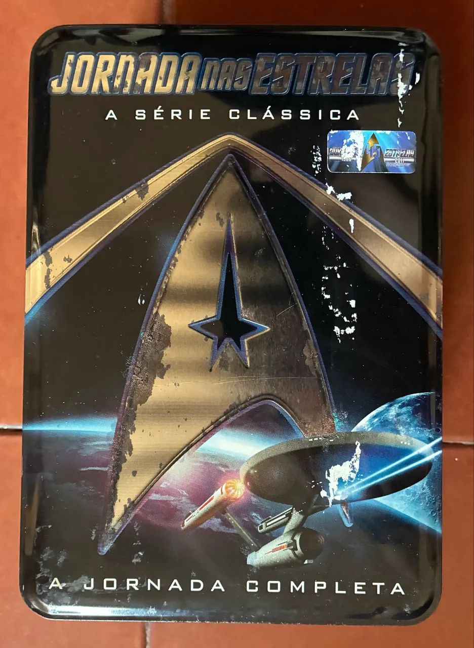 DVDs Jornada nas Estrelas 1 e 2 temporadas LATA DECORATIVA - Foto 5
