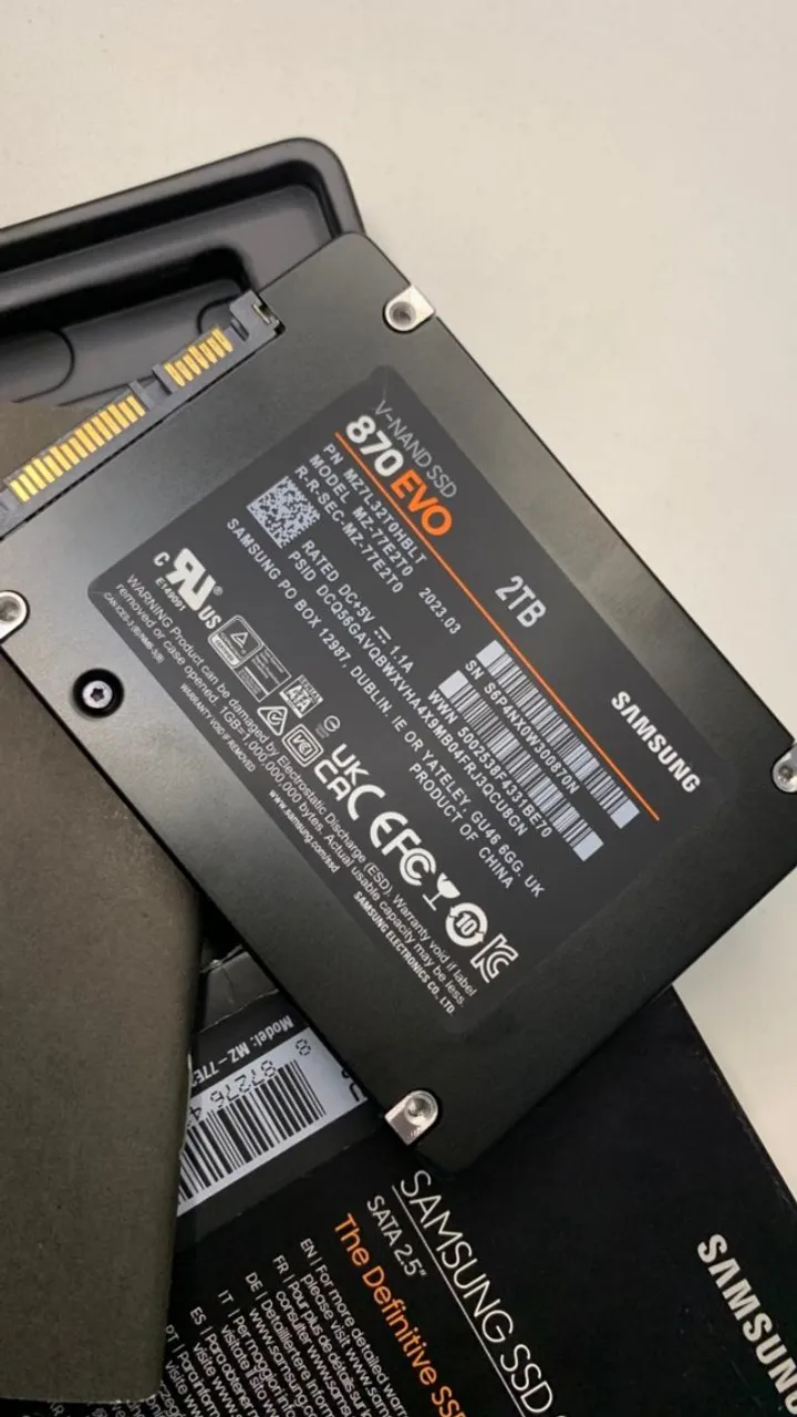 SSD 2TB SAMSUNG EVO SATA - Armazenamento - Loteamento Villa Branca