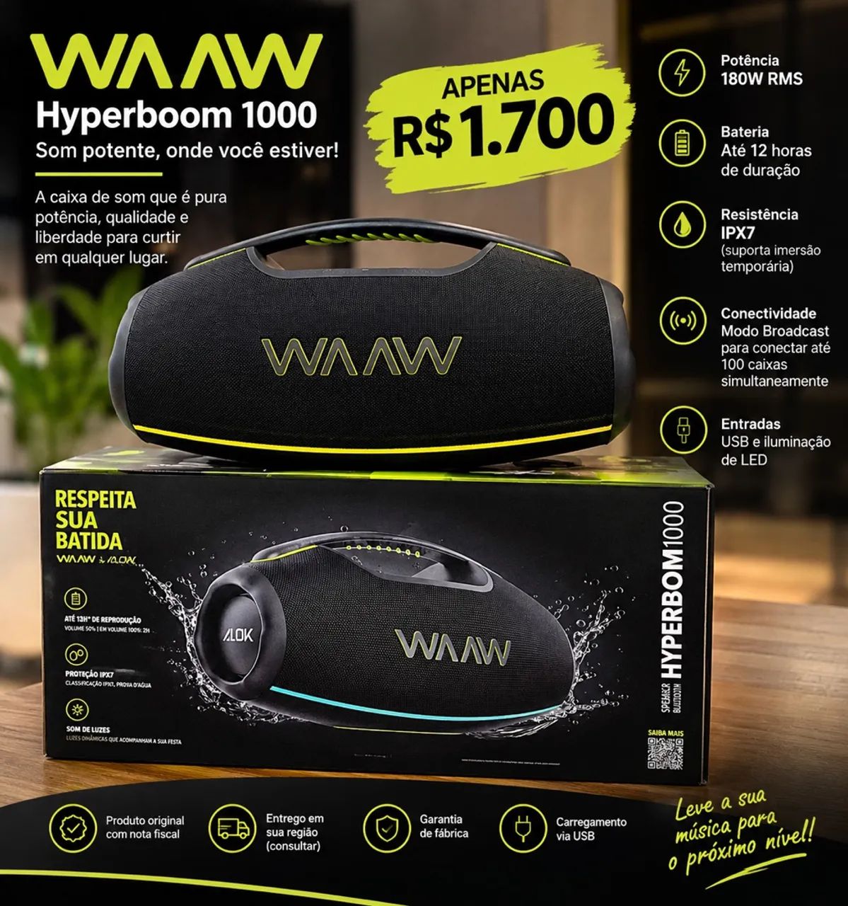 Vendo Waaw Hyperboom 1000