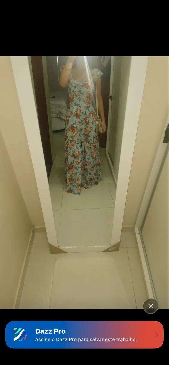 Vestido floral feminino elegante 