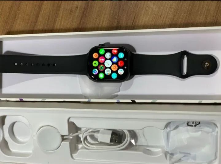 Relógio inteligente smartwatch w29 pro original série 9 - Foto 2