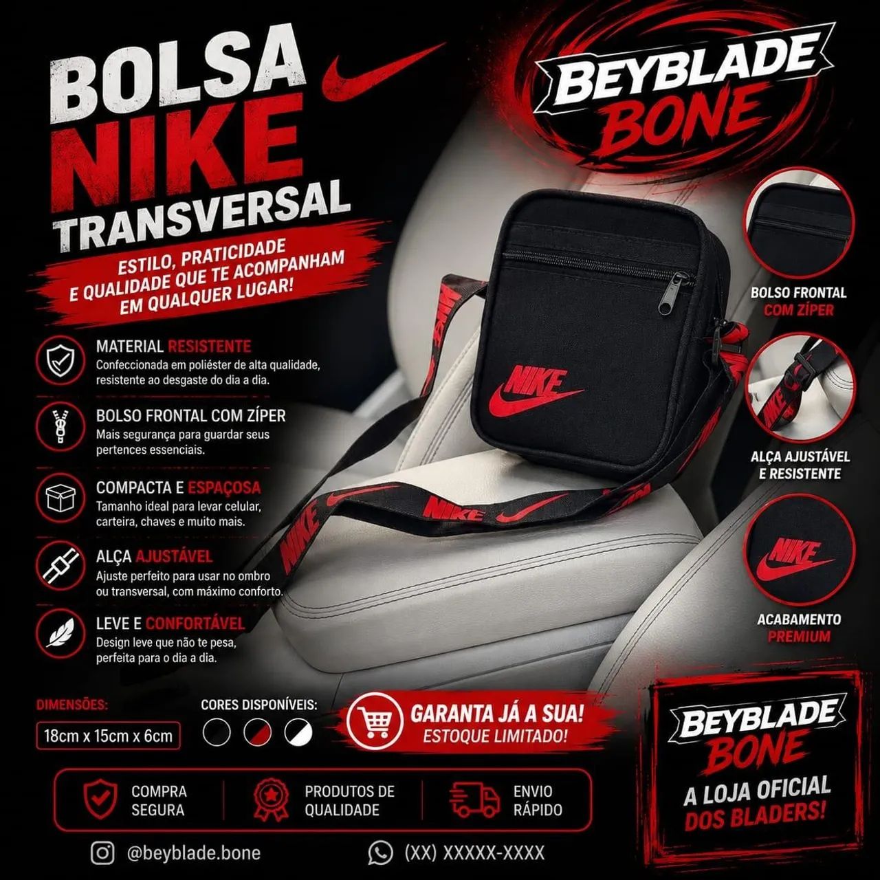 Bolsas transversal vários modelos. No atacado e varejo * - Foto 4