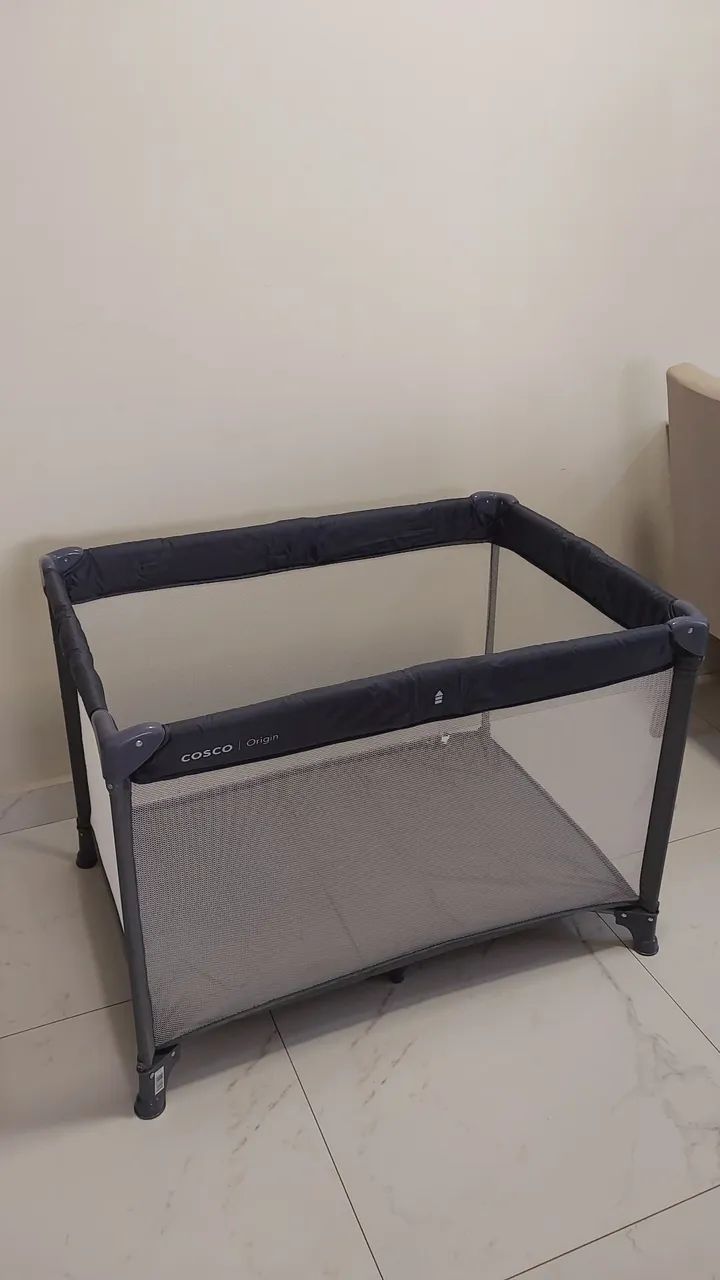Berço Portátil Origin Cinza - Cosco - Foto 2