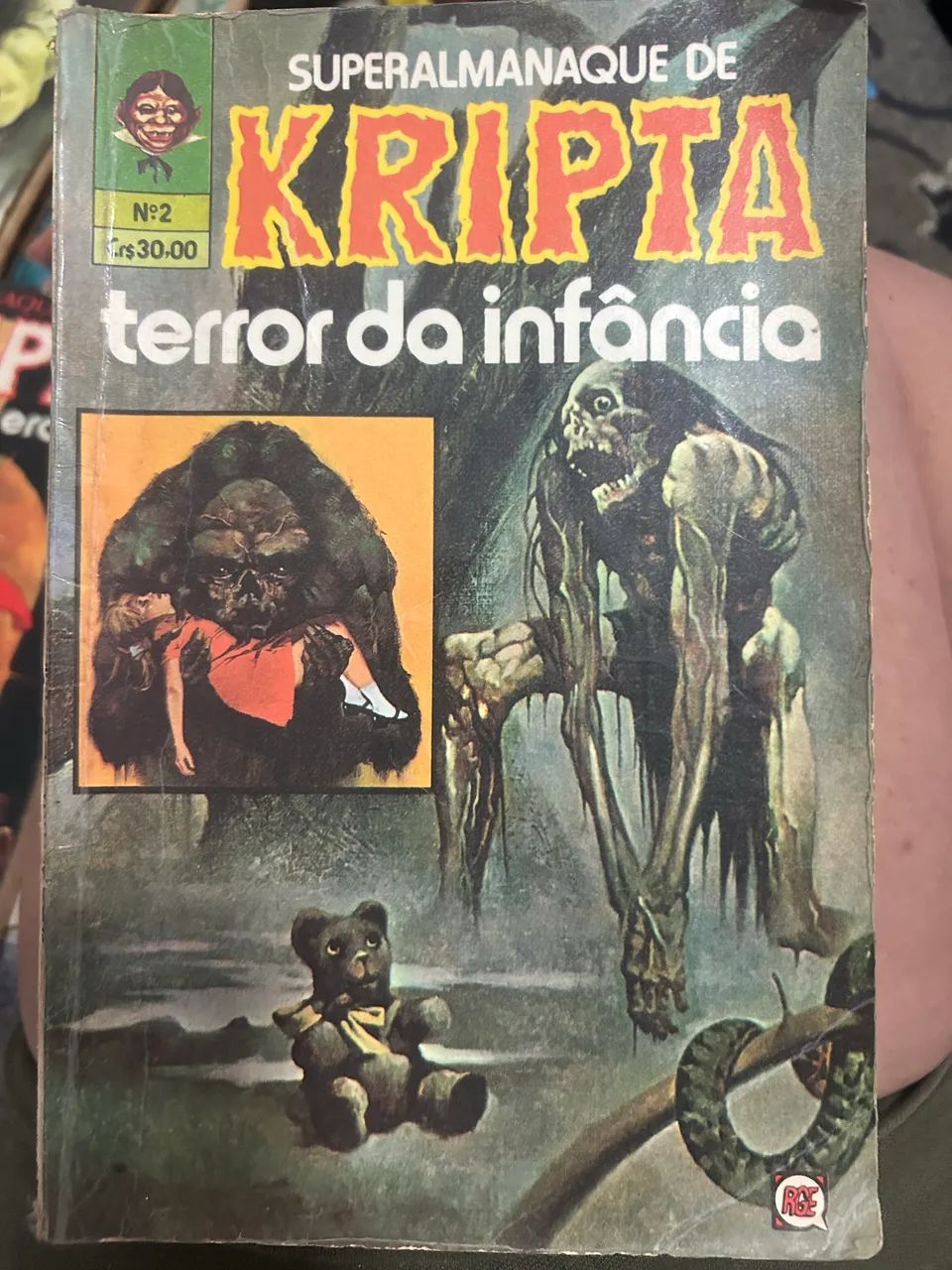 Lote 2 superalmanaque e 2 almanaque kripta terror anos 70  - Foto 2