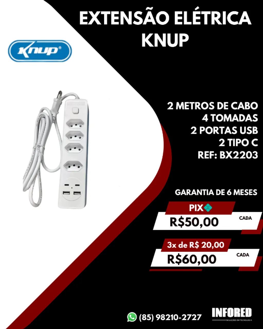 Filtros de Linha e Extensões - Foto 5