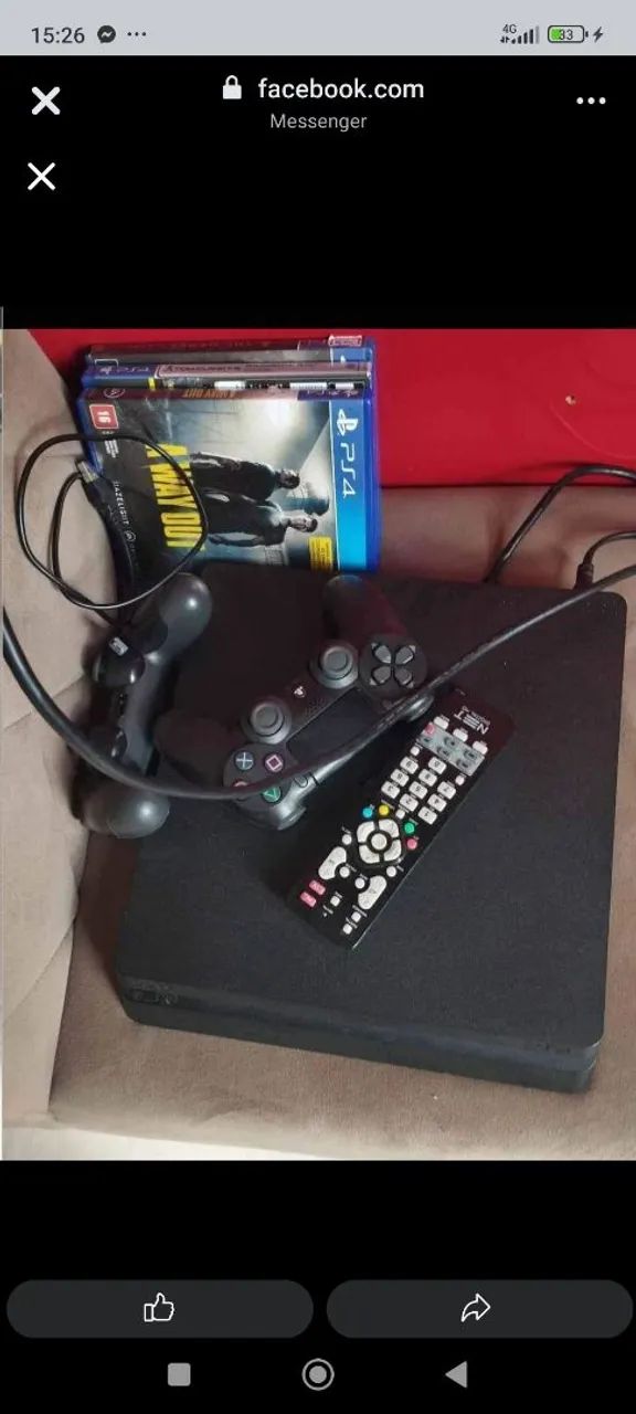  game ps4 slim, 1tb +2 manetes  - Foto 3