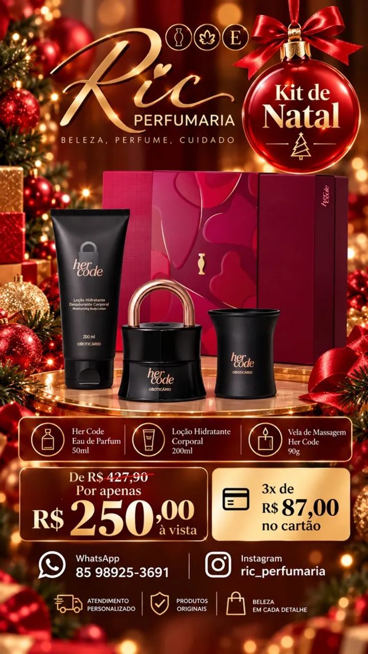 Kits de Natal Boticário  - Foto 4