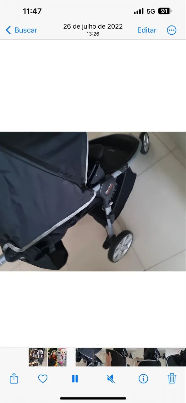 Carrinho para bebê britax b agile - Foto 3