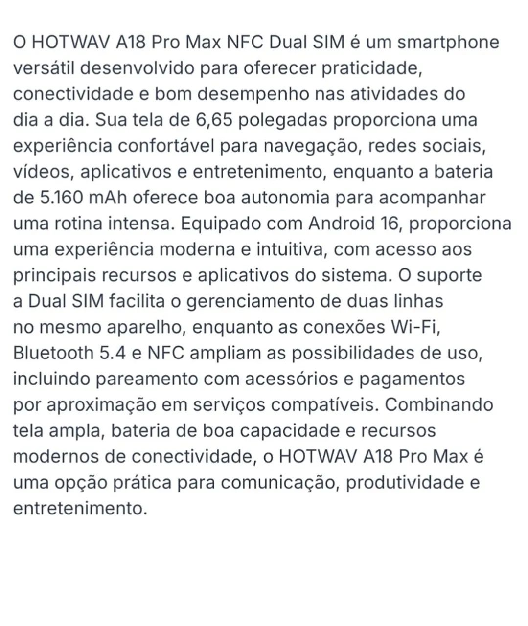 Celular Hotwav Pro Max 18. - Foto 4