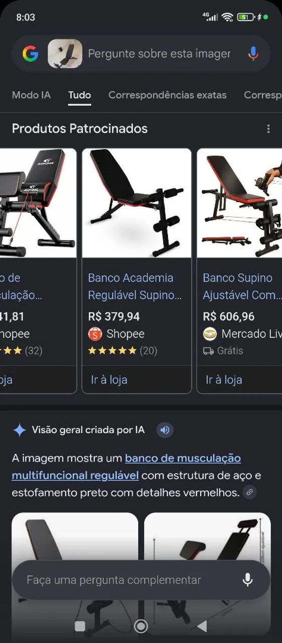 Halter regulável até 24 kl e banco supino  - Foto 3