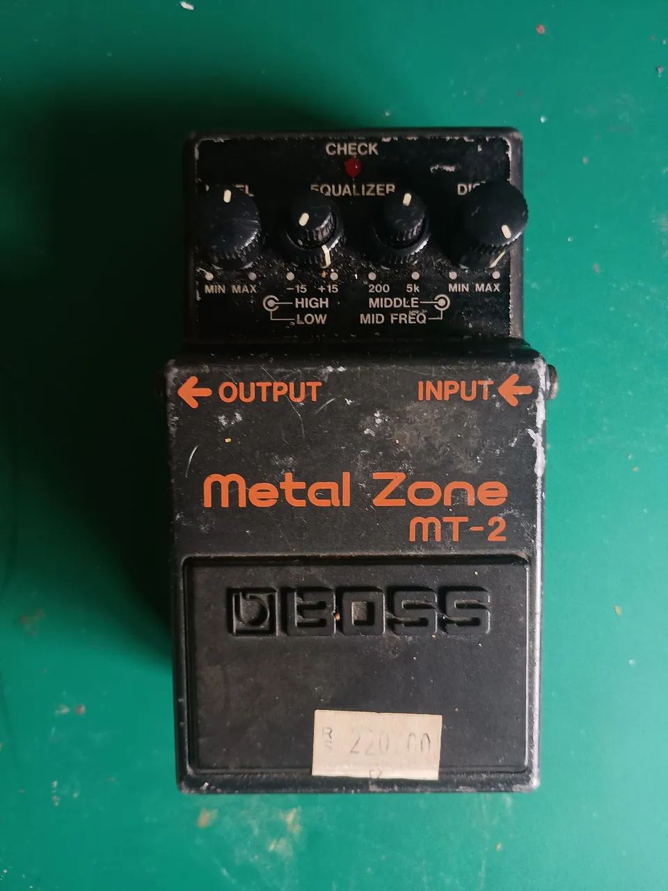 Boss Metal Zone MT-2 pedal de guitarra - Instrumentos musicais