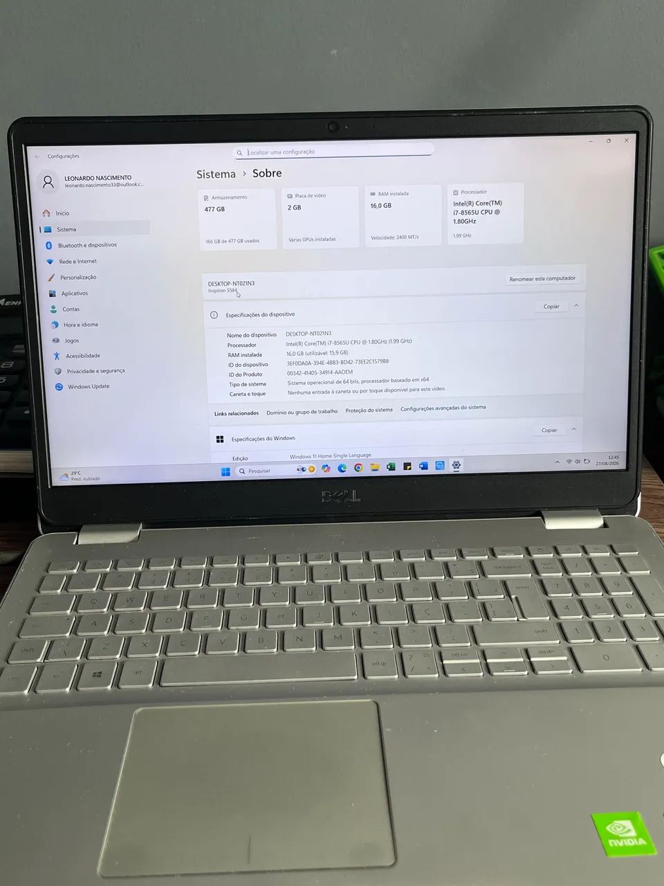 Notebook Dell  - Foto 2