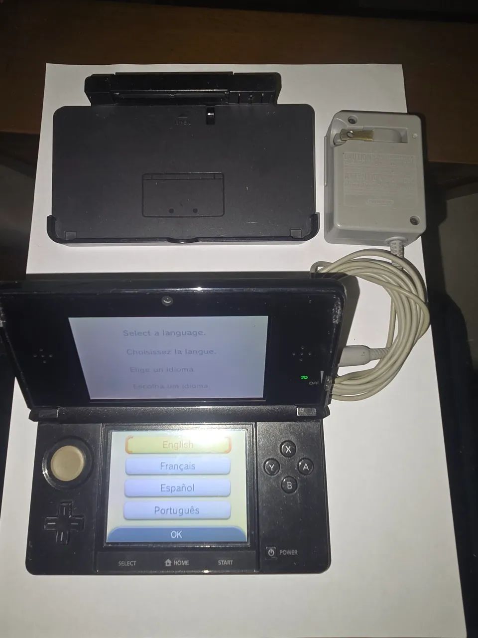 3ds old preto BLOQUEADO