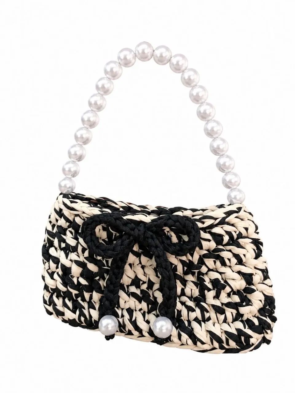 Bolsa de crochê elegante 