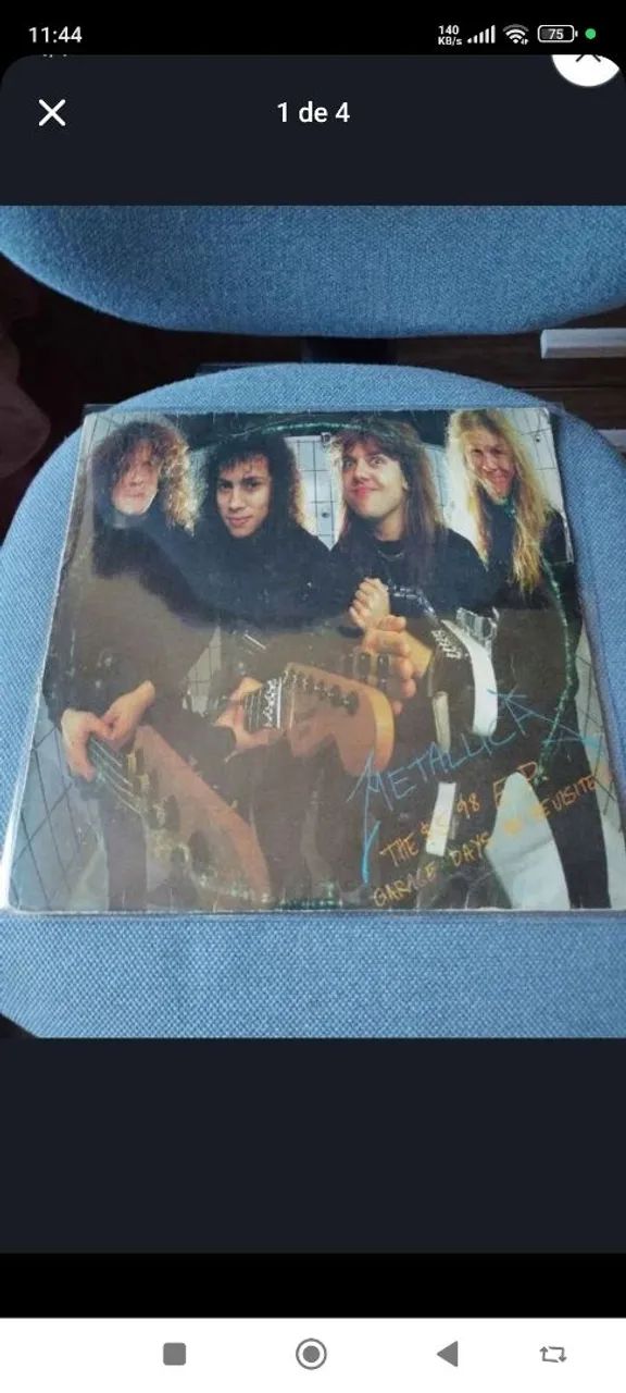 Vinil banda Metallica 