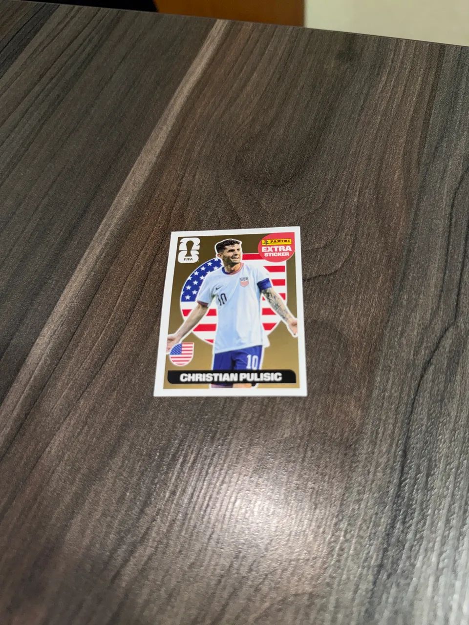 Panini Extra Sticker Christian Pulisic Ouro 
