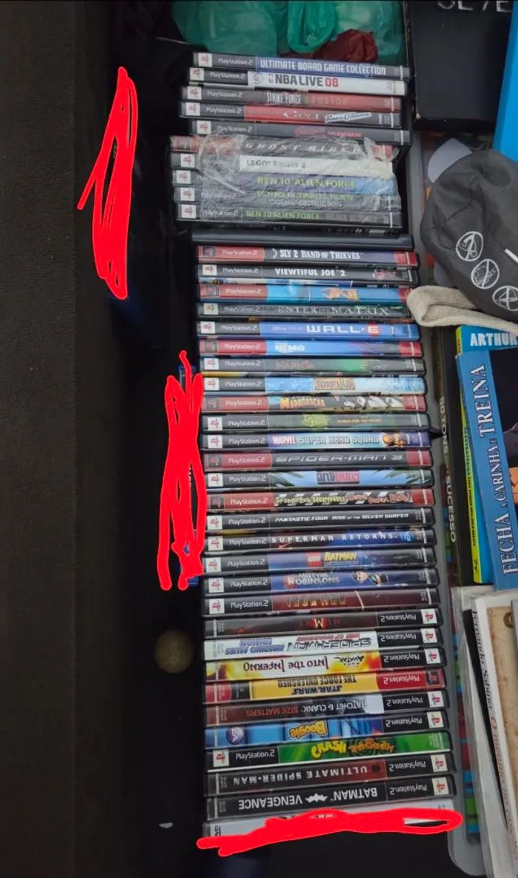 Jogos de ps2 e ps3