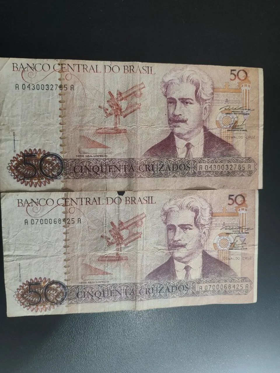 Notas de dinheiro antigas - Foto 5