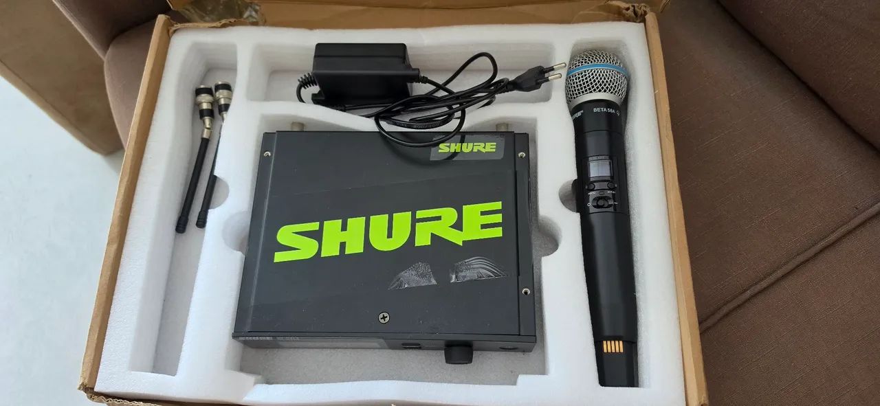 Microfone  shure SDXL 4 Na caixa com bastao profissional  - Foto 2