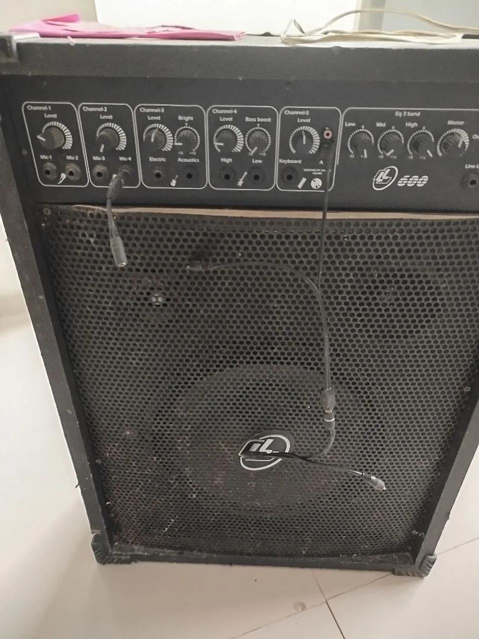 Caixa de som profissional LL600w
