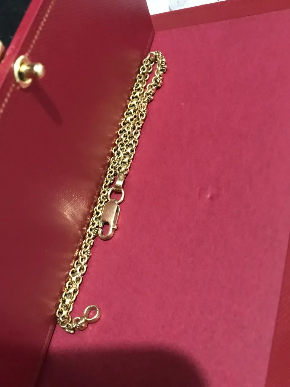 PULSEIRA DE PRATA BANHADO OURO 18k - Foto 3