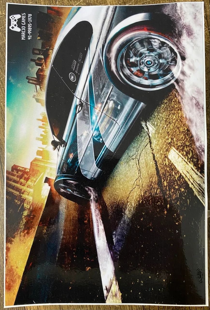 Plotagem Need For Speed P/ Ps2 Slim 70 e 90 Mil - Foto 2