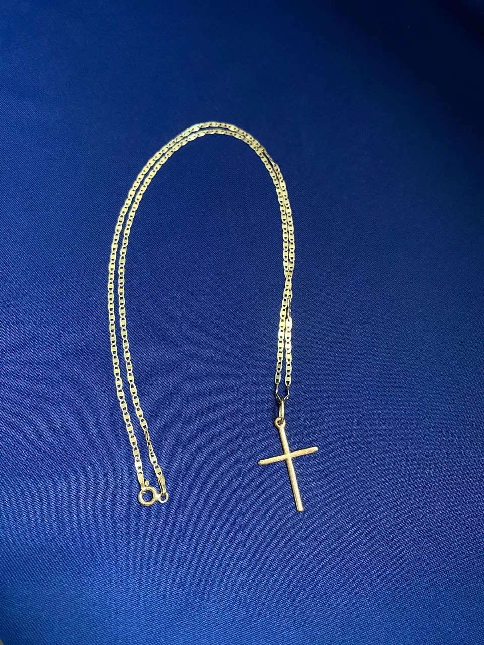 Cordão de prata banhado a ouro  - Foto 2