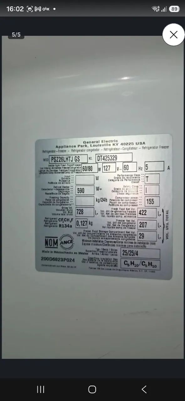 Placa Eletrônica Refrigerador Side By Side Ge 225d3124g001 - Foto 5