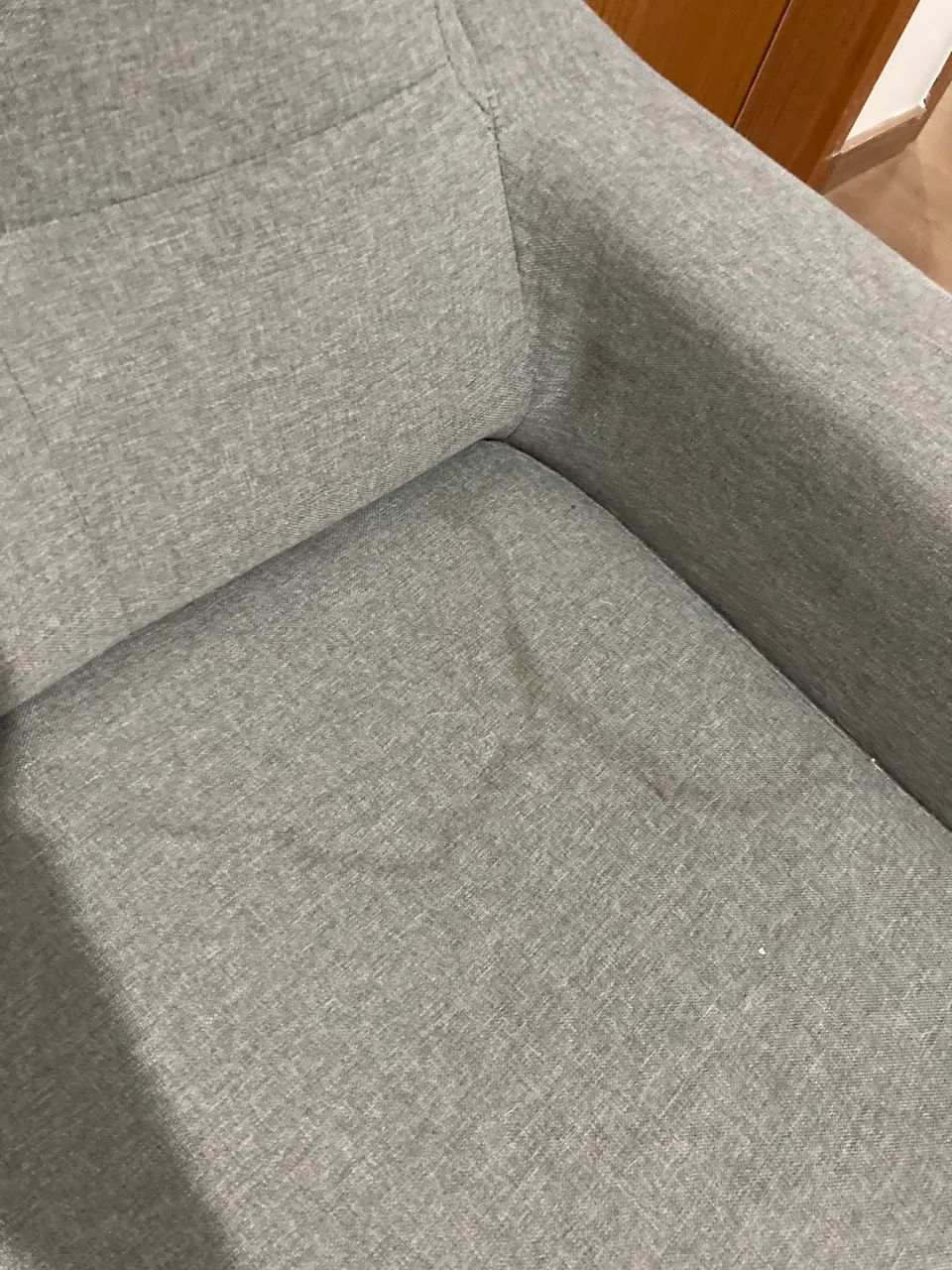 Sofá de Linho Cinza65104743679489122