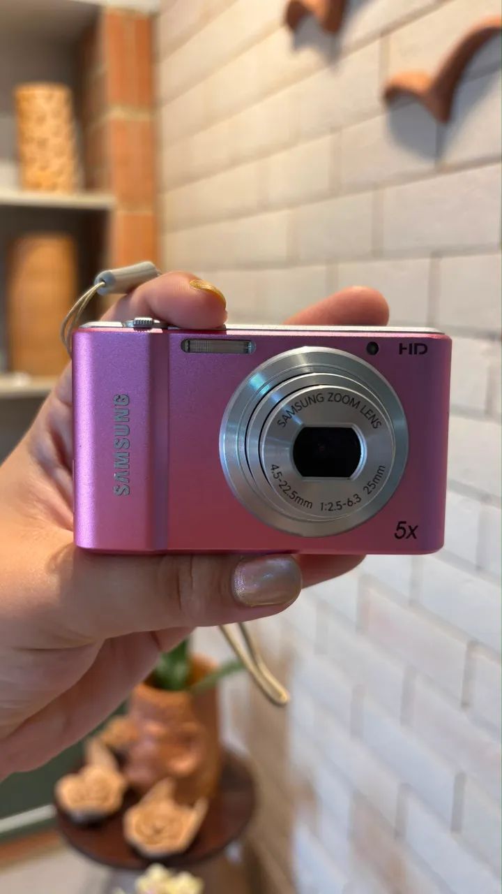 Câmera Digital ST64 Rosa 