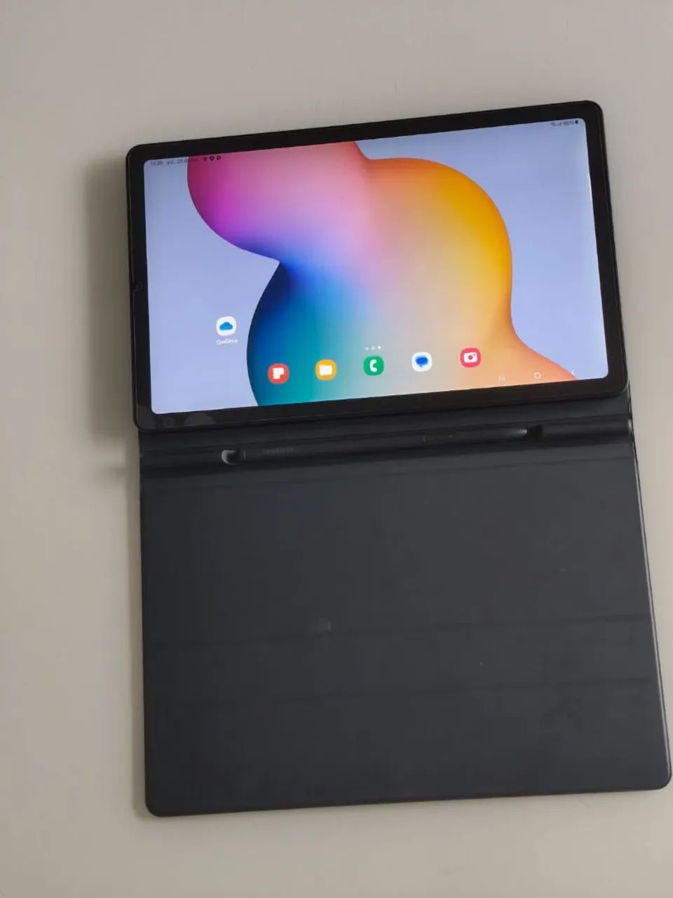 Tablet Samsung Tab s6 lite chip (estado de novo) - Foto 4