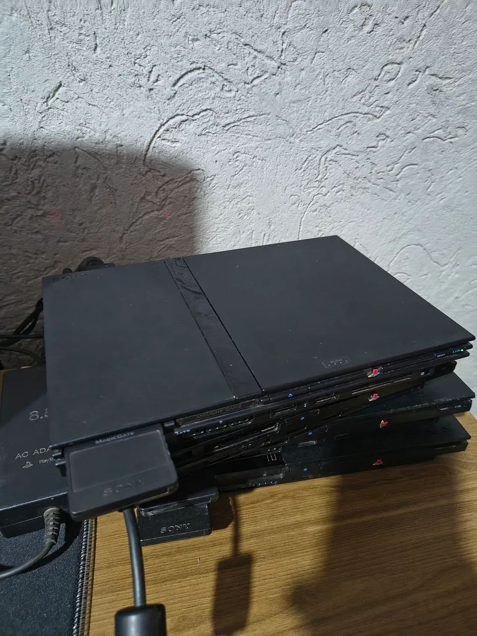 PS2 slim com leitor funcionando.