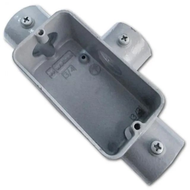 Condulete s/ Rosca de 3/4" Tipo T Wetzel Sem Tampa (3PÇS)