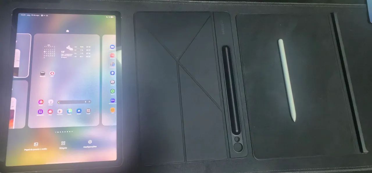 Tablet Samsung S10 FE + Teclado sem fio + Caixa e todos os acessórios  - Foto 4