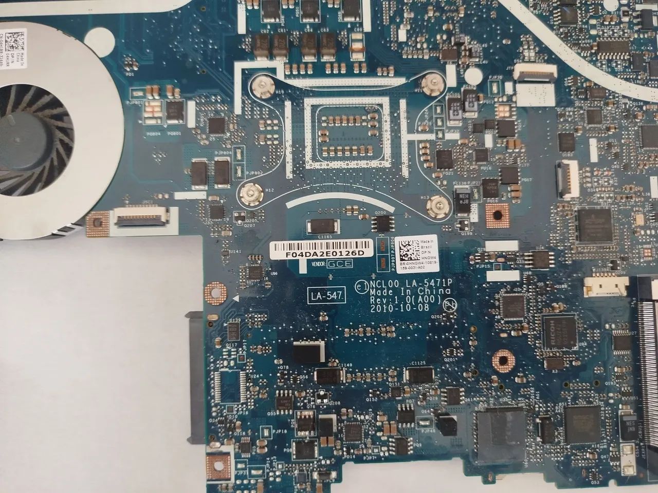 Placa Mãe Dell Latitude E6410 LA-5471P azul + Processador Intel I5  - Foto 4