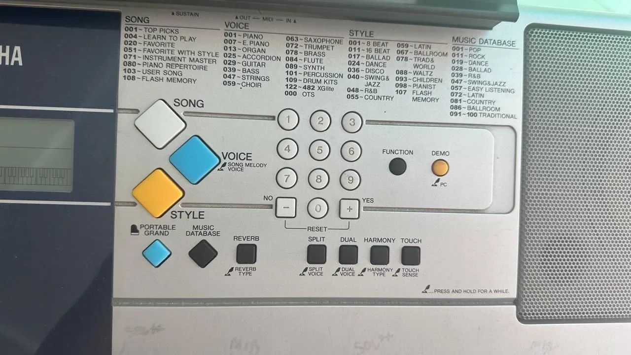 Teclado yamaha