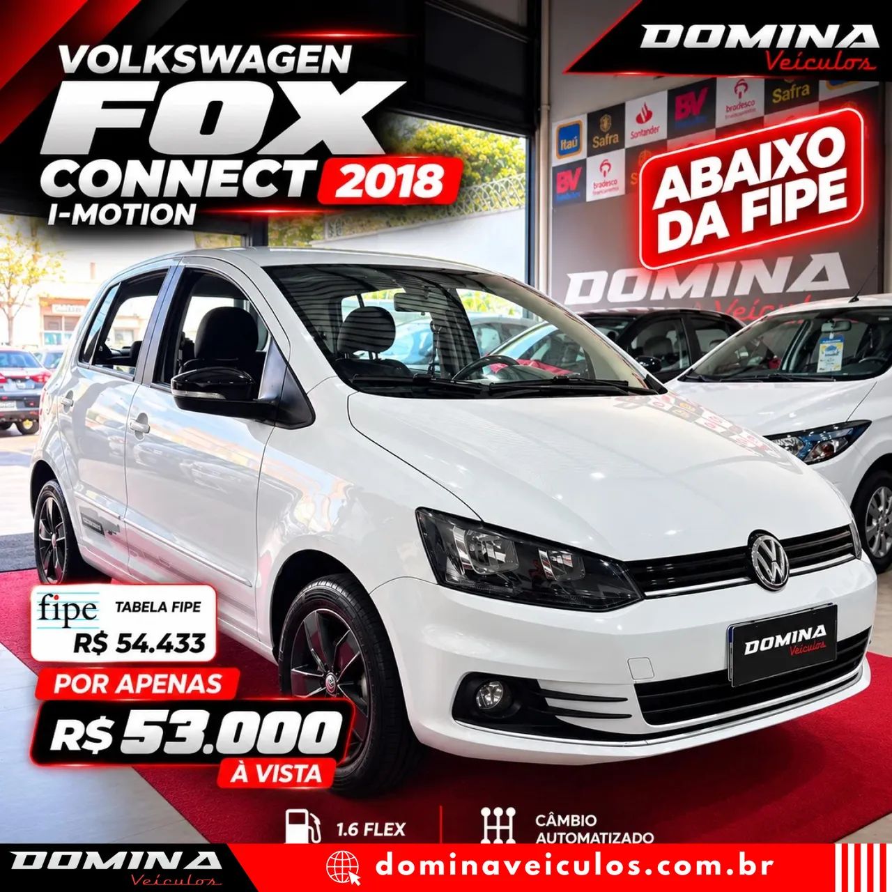 Volkswagen Fox Fox Connect I Motion 1.6 Flex 8V 5p 2018