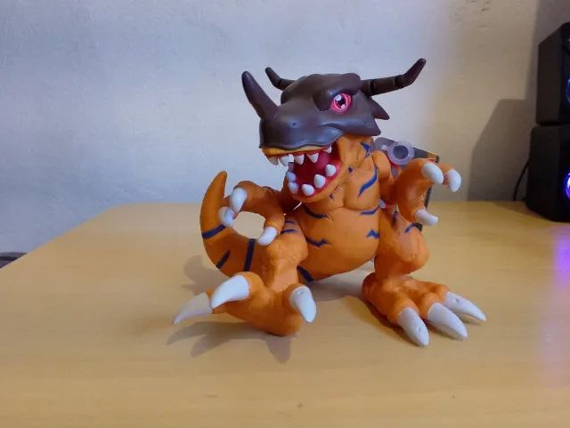Digimon Greymon e MetalGreymon Dynamotion Bandai - Foto 3