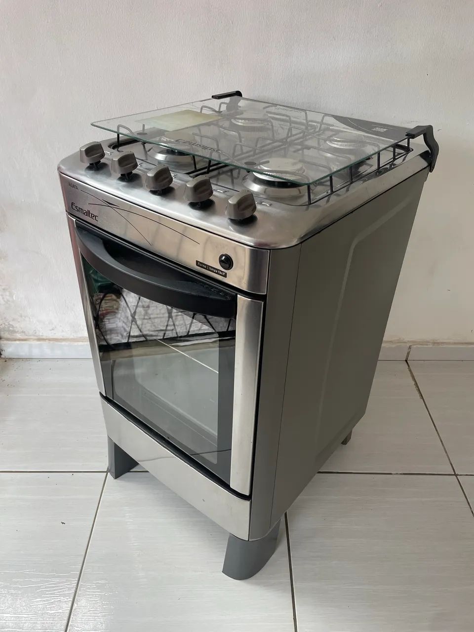 Fogão esmaltec inox ( FAÇO ENTREGA )