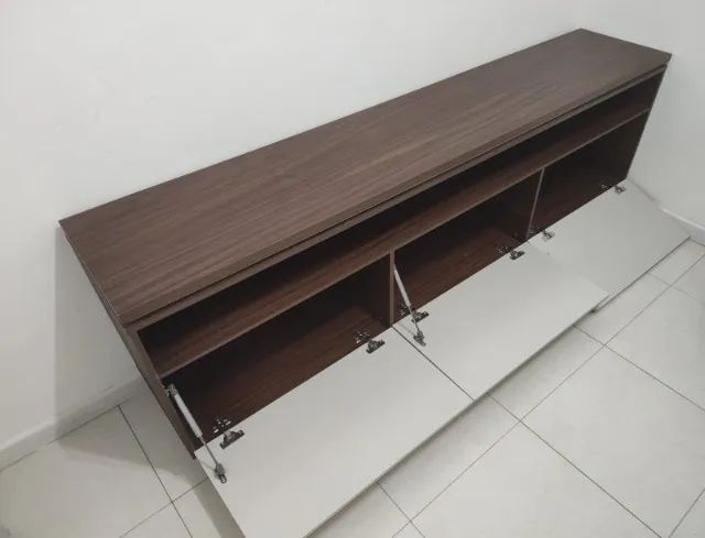 Rack de madeira para TV - Usado  - Foto 3