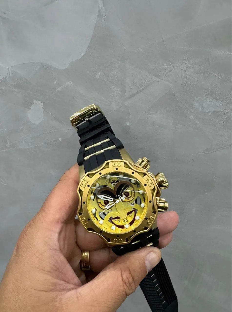 Relógio Invicta joker pulseira de silicone  - Foto 5