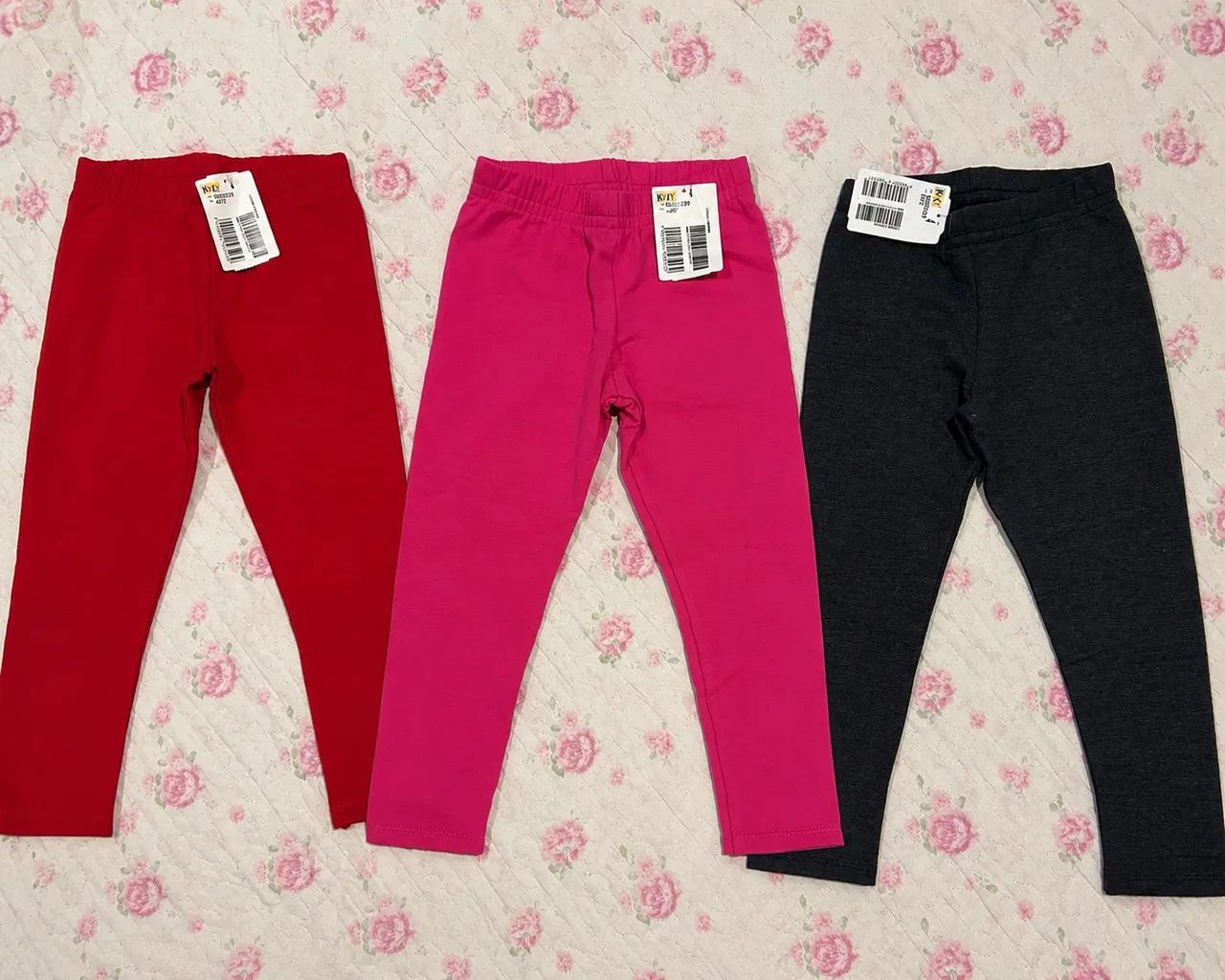 Kit 3 leggings molecotton infantil KYLY nova 