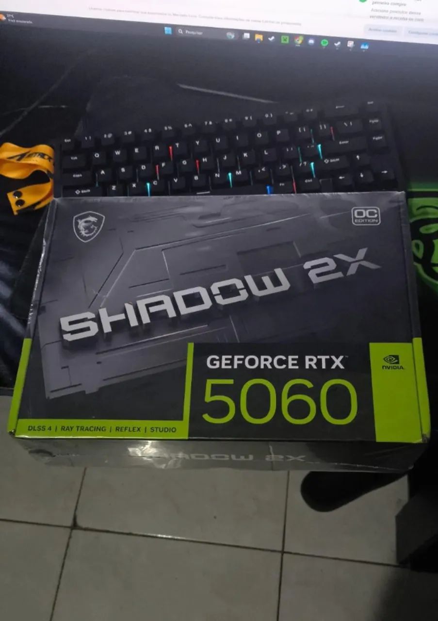 Rtx 5060, nova na caixa com nota fiscal