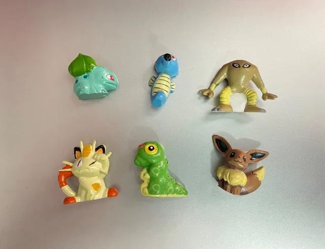Kit - 6 Pokemons Caçulinha Antárctica 
