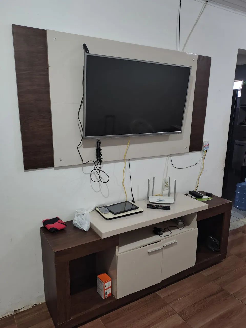 Rack com painel lindo 