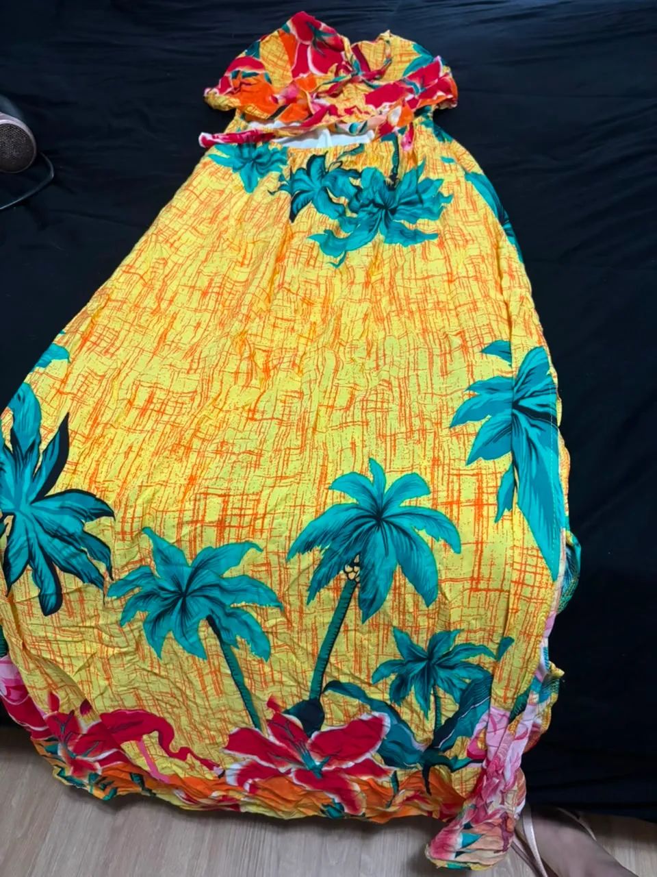 Vestido longo estampado - Foto 3